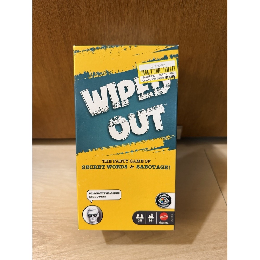 Wiped Out The Party Game of Secret Words and Sabotage Game Night Card Games New